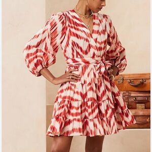 Banana republic tiered mini dress